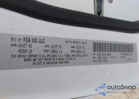 2018 Dodge Charger Gt Awd z USA, uszkodzony, nr VIN 2C3CDXJG3JH189833